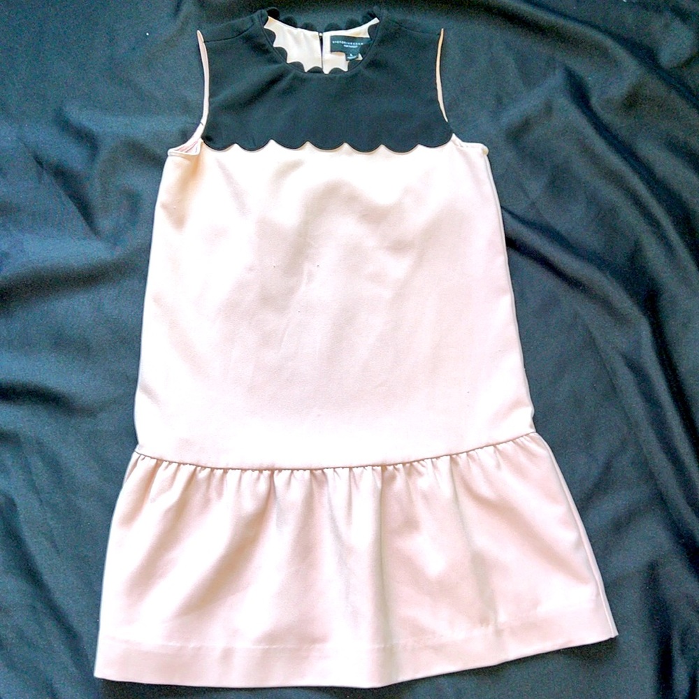 Victoria Beckham for Target kids girls pink/black dress size L